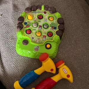 Interactive Whack-a-Mole Game for Kids - Green and Red